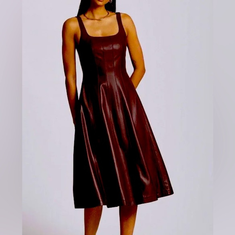 7 for All Mankind pleather dress. New with tags. Size medium.